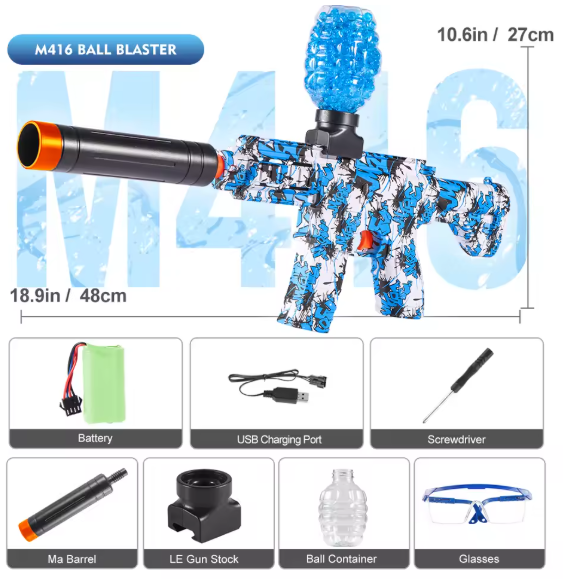 M416 مسدس كهربائي الناسف مسدس اطلاق النار