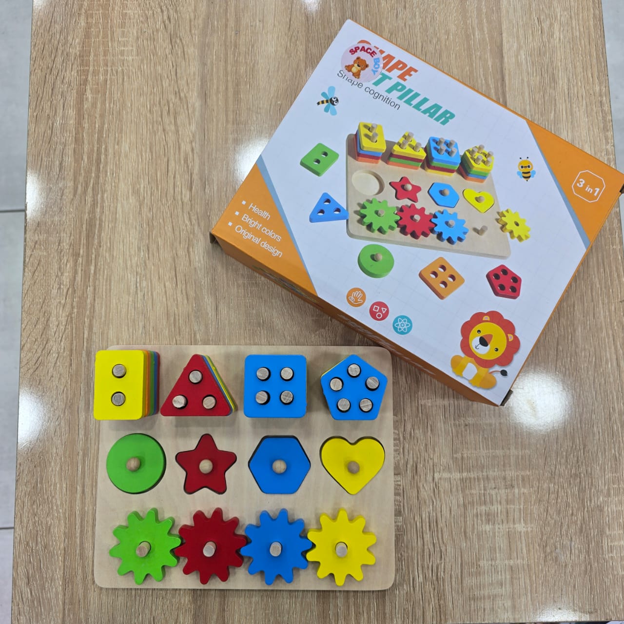 ألعاب ألغاز مونتيسوري الخشبية للفرز للأطفال الصغار من سن 3 إلى 6 سنوات