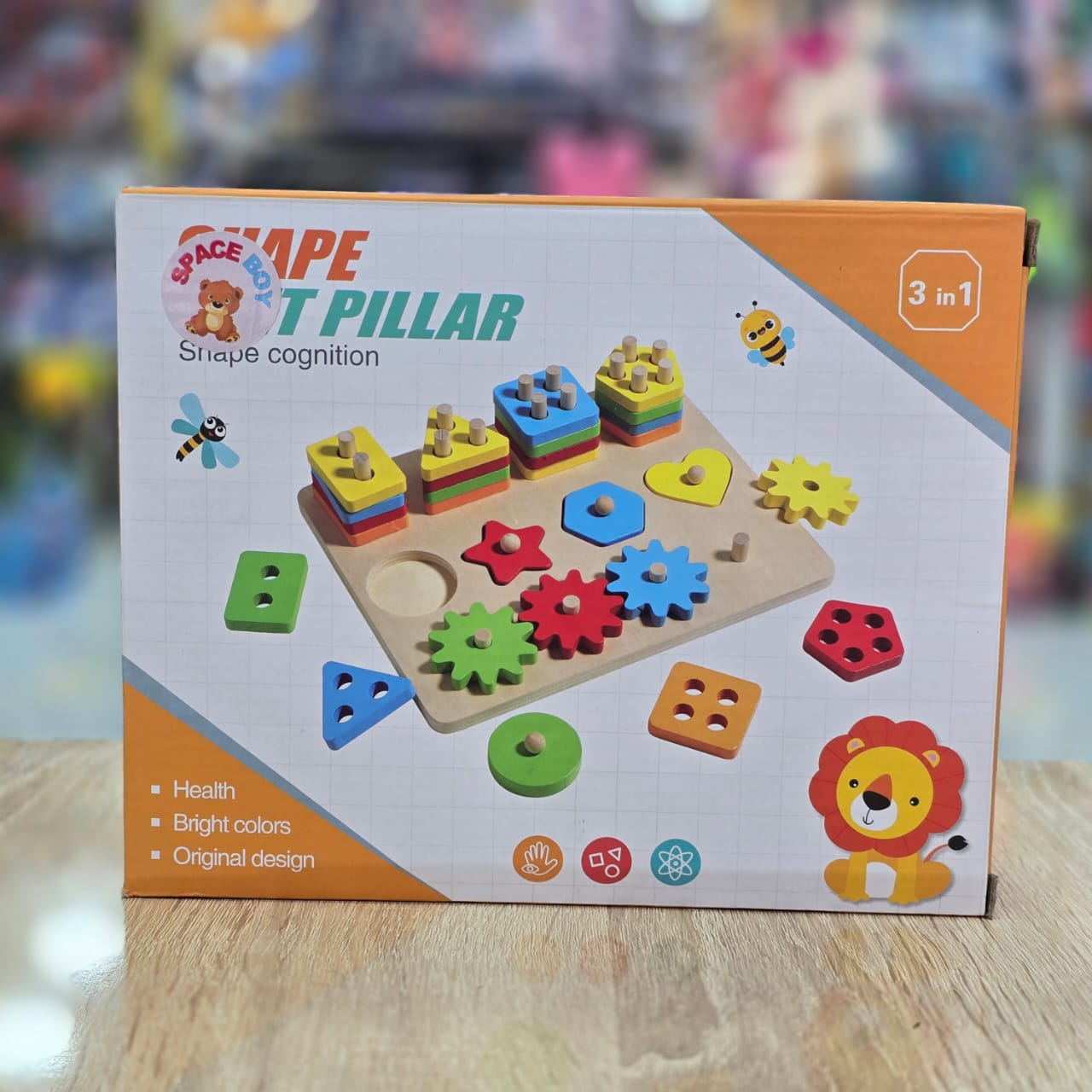 ألعاب ألغاز مونتيسوري الخشبية للفرز للأطفال الصغار من سن 3 إلى 6 سنوات