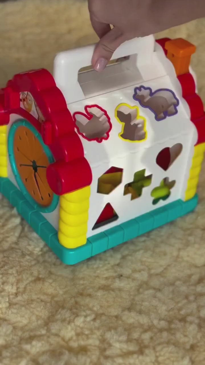 بيت الأشكال التعليمي للأطفال الصغار